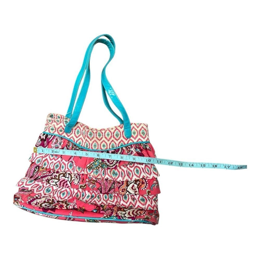 VERA BRADLEY Cha Cha Bag Hand/Shoulder Purse Floral Multicolor Pink - Picture 4 of 9
